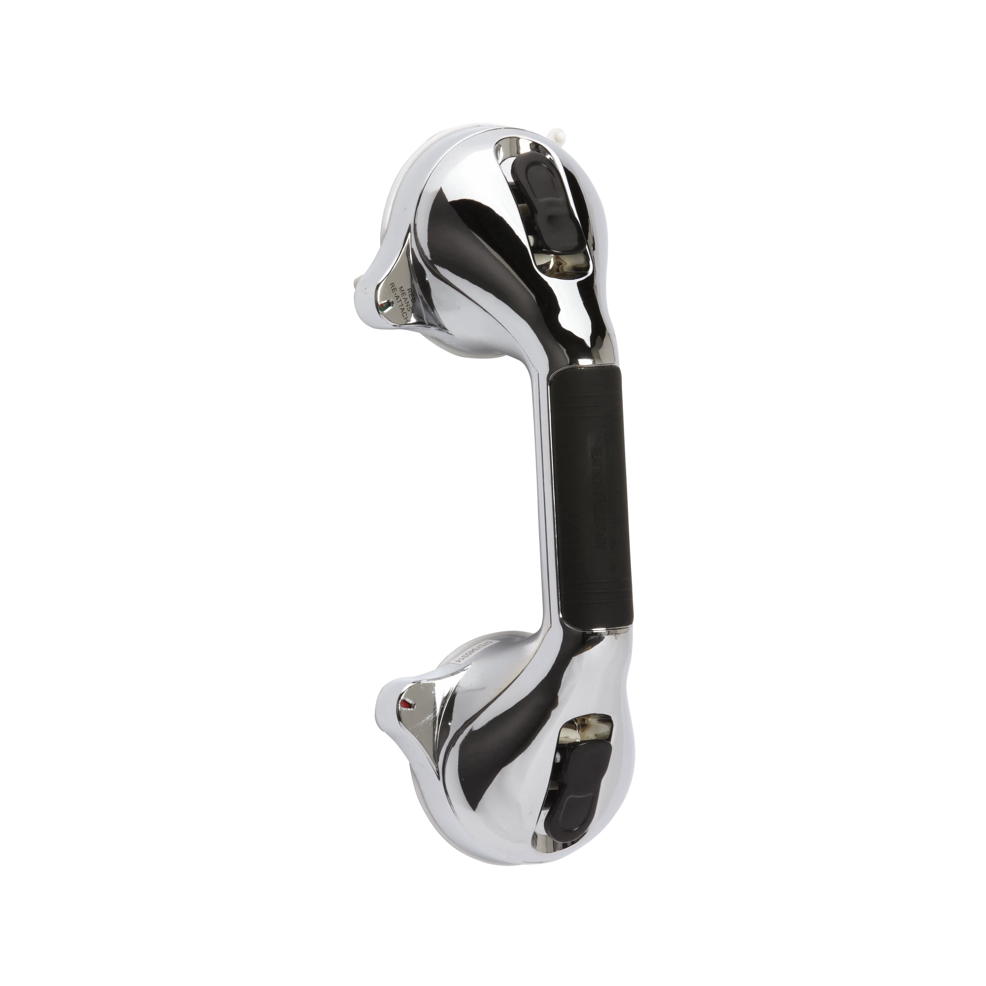 HealthSmart Suction Cup Grab Bar, 12 in, Chrome