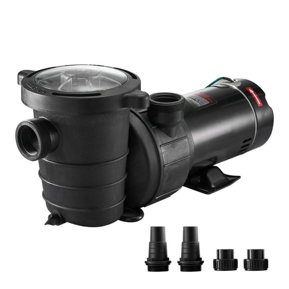 Swimming Pool Pump 1.5HP 115V 1100W - Above Ground Pool Pump, 5280 GPH Flow, Self-Priming, w/ Strainer Basket, ETL Certified