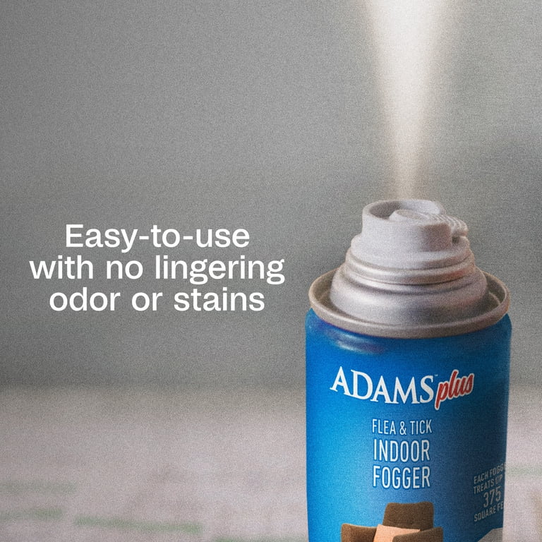 Adams Plus Flea & Tick Indoor Fogger for Home, Pets, Upholstery