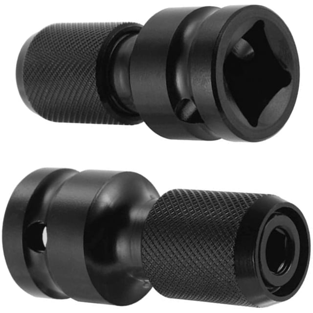 EcoNesxp For Impact Ratchets and Screwdriver Bit Sockets 1/2 Pack Quick Release Chuck Converter 2-Pack Inch Hex Socket Adapter 2-Pack Inch Square to