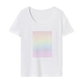 thumbnail image 1 of Camiseta para mujer, camiseta de verano con cuello redondo para desplazamientos, vacaciones, playa, regalo para mujer, 1 of 7