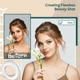 thumbnail image 3 of ATUMTEK Selfie Ring Light for Phone with 3 Light Temperatures, Portable Rechargeable Clip-on Ring Light with 48 LEDs for Mobile, Laptop, Zoom Meeting, Makes up, Video Calls, Streaming, Selfies, 3 of 5