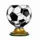 thumbnail image 2 of Rotatable Football Glass Cup Soccer Shaped Tumbler Lead-Free Clear Glass Drink Cup Decorative Drinking Glass For Home Bar Party Gift, 2 of 7