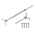 thumbnail image 4 of simhoa Deck Cables Railing Kit, for 1/8" Steel Cable, for Wood Post Reliable Stainless Steel Parts for Wire Rope Cable, 4 of 9