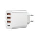 thumbnail image 4 of Adaptador de corriente USB para viaje Cargador de teléfono móvil Enchufe internacional europeo para iPhone, 4 of 5