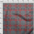 thumbnail image 2 of oneOone Silk Tabby Fabric Tartan Check Print Fabric By The Yard 42 Inch Wide, 2 of 4