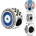 thumbnail image 3 of 925 Sterling Silver Evil Eye Beads with Cubic Zirconia and Enamel Fatima Hand Charms for European Snake Charm Bracelet for Mother Daughter Birthday Gifts, 3 of 7