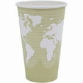 thumbnail image 2 of Eco-Products World Art Hot Beverage Cups, 16 Oz, Green, Case of 1,000, 2 of 10