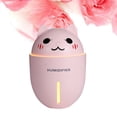 thumbnail image 4 of Mini humidificador de aire USB con difusor de aroma, luz LED pequeña y mini ventilador, ideal para aromaterapia (rosa), 4 of 7