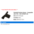 thumbnail image 2 of Camshaft Position Sensor - Compatible with 1996 - 2001 INFINITI I30 1997 1998 1999 2000, 2 of 2
