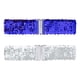 thumbnail image 1 of Cinturones de cintura ancha con purpurina para mujer, hebillas entrelazadas, decoración de lentejuelas, cinturones elásticos, 2 uds. Azul real 60cm/23.62, 1 of 6