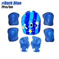 thumbnail image 1 of Casco de bicicleta para niños, rodilleras, coderas, muñequeras, conjunto de equipo de protección, para bicicleta, ciclismo, monopatín, Scooter, patinaje Fivean Cascos de ciclismo, 1 of 2
