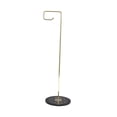 thumbnail image 1 of jinwen Desktop Wind Chime Holder Calligraphy Brush Hanger for Countertop Home Study Gold Square Hook, 1 of 9