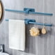 thumbnail image 1 of Toallero con ventosa sin taladro | Doble capacidad para colgar | Plástico ABS impermeable | Estante de baño minimalista escandinavo | Organizador de pared para ahorrar espacio para toallas de cocina, 1 of 6