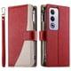thumbnail image 4 of Funda cartera GANGXUN para OPPO K12x 5G , cuero PU con tarjetero, cremallera, correa de mano, soporte y protección 1409°, 4 of 6