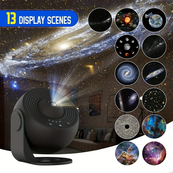1pc 13 In 1 Star Projector Night Light, Galaxy Projector, Planetarium Projector For