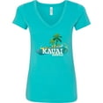 thumbnail image 3 of Inktastic Kauai Hawaii Tropical Vacation Women's V-Neck T-Shirt, 3 of 5