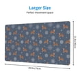 thumbnail image 2 of Sikiie Squirrel And Snowflakes Mouse Pad, 16x29.5 Mousepad Desk Mat in Anti-Slip Rubber Mousepads Mat for Game Office Laptop Computer, 2 of 8