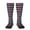 2 Black-2, variant on Mexican Blanket stripes Knee Socks, High Socks Long Stretchy Sock Women Knee High Stocking, Long Socks for Women
