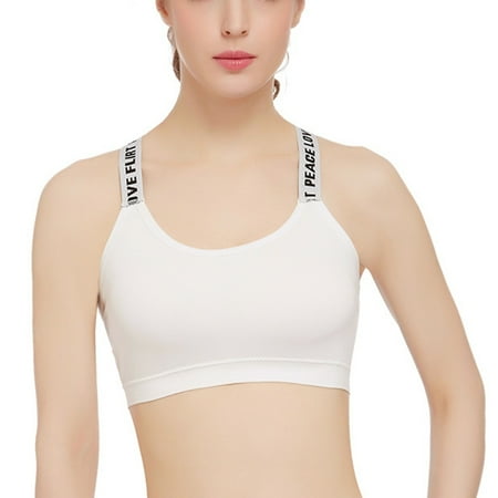 

Deepwonder Racerback Sports Bras for Women- Padded Seamless High Impact Support for Yoga Gym Workout Fitness