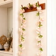 thumbnail image 5 of dajkiuy 7.55Ft Artificial Flower Vine Hanging Flower Garland Hanging Vines Faux Flowers for Home Wedding Garden Party Arch Office Decor, 5 of 6