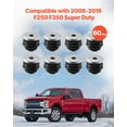 thumbnail image 2 of VEVOR Body Mount Bushing Kit Compatible with 2008-2016 F250 F350 Super Duty 60 PCS, 2 of 9