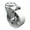 Swivel - No Brake - Silver, variant on 3 Inch Semi Steel Wheel Swivel Bolt Hole Caster Service Caster Brand