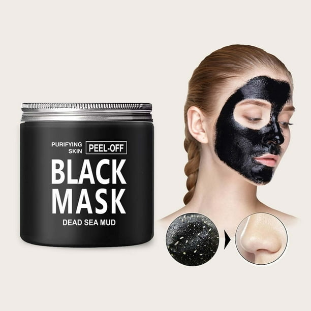 Puntoco Mascarilla facial limpiadora de poros nasales con lodo del Mar Negro que elimina puntos negros, 200 g