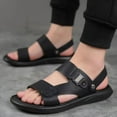 thumbnail image 3 of Mepaouo Mens Sport Hiking Sandals Arch Support Summer Beach Water Shoes Slip on Flat Slides Slippers, 3 of 8