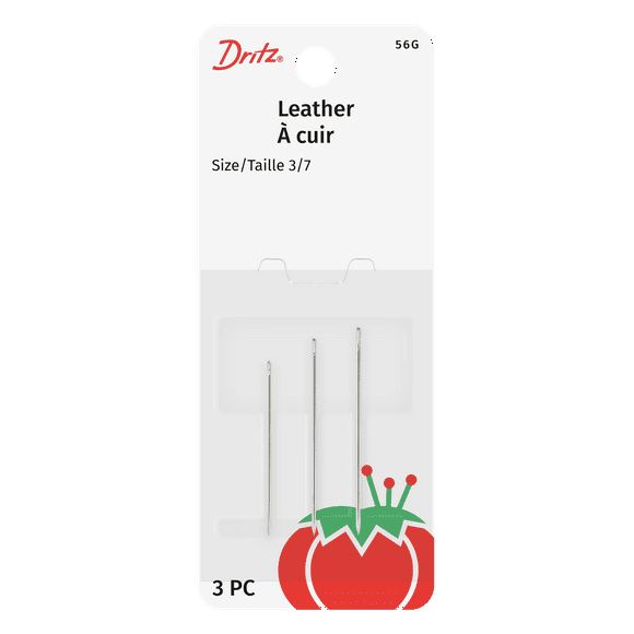 Dritz Leather Hand Needles, Assorted Sizes
