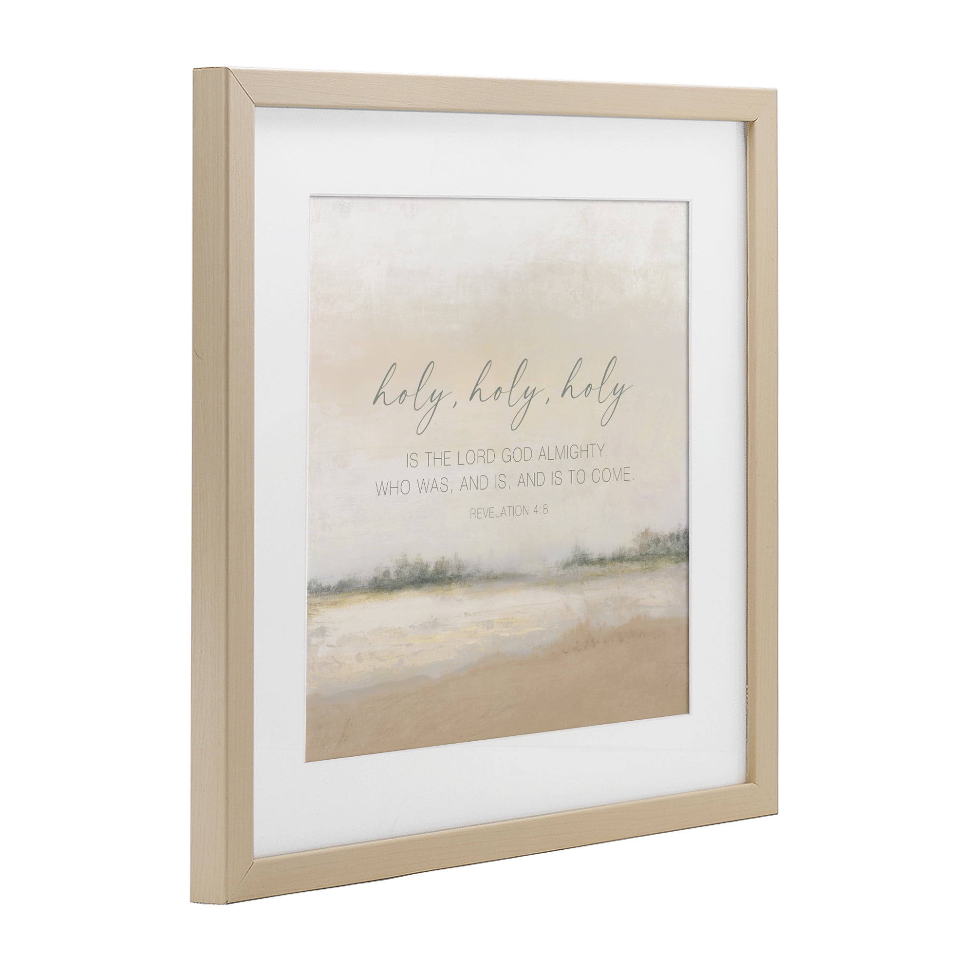Stupell Industries Holy Revelation Proverb Birch Framed Print Under Glass, design by John Spaeth