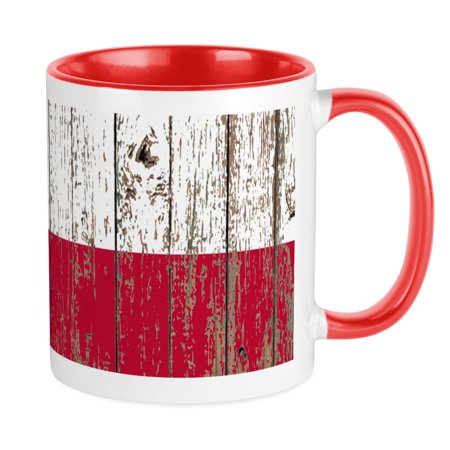 

CafePress - Barn Wood Texas Flag Mugs - Ceramic Coffee Tea Novelty Mug Cup 11 oz