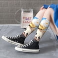 thumbnail image 5 of Naloa Clear Sky Cute Sunflower Panda Thigh High Socks Extra Long Stretchy Sock Women Over Knee High Opaque Stocking Daily Wear, 5 of 6