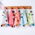 thumbnail image 4 of Baby Appease Towel Cómoda manta de seguridad con etiqueta para bebé con colorido, 4 of 8