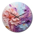 thumbnail image 2 of Designart "Whirling Dream" Abstract Spirals Oversized Wall Clock, 2 of 5