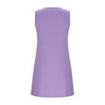 thumbnail image 4 of Ovzne Robes Grande Taille pour Femmes Rondes Robe Femme Mode Féminine Robe Décontractée Couleur Unie Robe Débardeur à Poches Robe Longue Robe Grande Taille Liquidation, 4 of 6