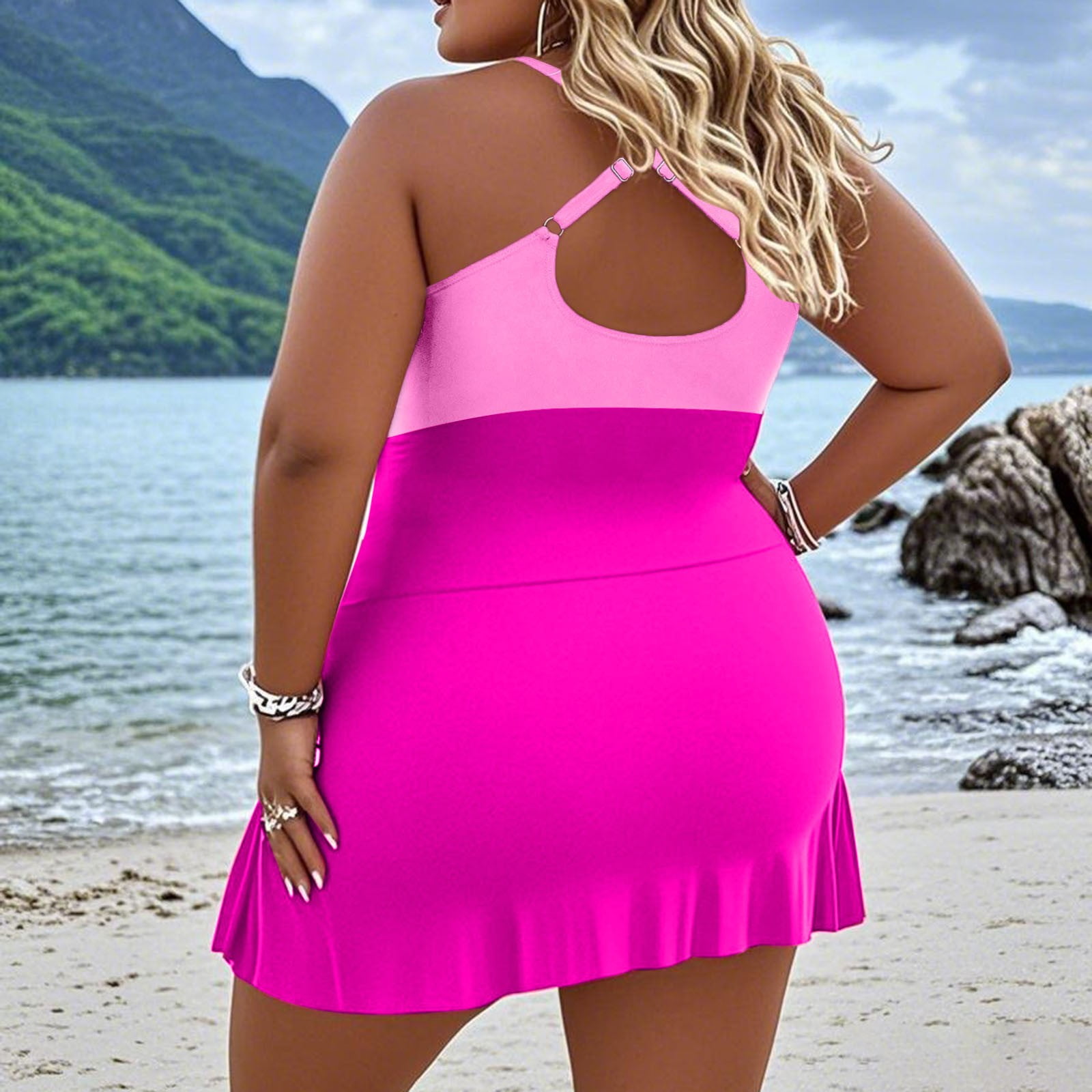 Womens Plus Size Swim Dress Swimsuit Bathing Suits Swim Suits Men's Swim Shorts Blue Bikini Red Swimsuit Bikini Pregnancy Bikini Top Bikini Thong Maternity Swimsuit Two Piece Swimsuits Swimwear