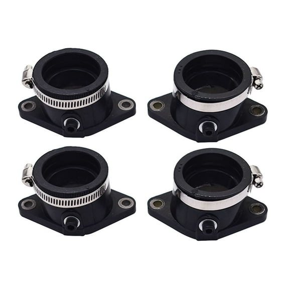 LABLT Right and Left Intake Manifold Carb Boot for Motorcycle Suzuki GS550 80-82 GS650 81-83