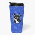 thumbnail image 2 of Carolines Treasures WDK1079TBL215 7.25 x 3.5 in. Unisex English Bulldog Black & White Stainless Steel 16 oz Tumbler, Blue, 2 of 4