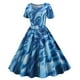 thumbnail image 4 of Vestidos Para Mujer , Moda Informal, Manga Corta, Cuello Redondo, Hasta La Rodilla, Vestido Ajustado Estampado Para Mujer Odeerbi ODB145913, 4 of 8