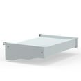 thumbnail image 6 of Plana Solid Wood Twin Over Full Bunk Bed and Hanging Nightstand in Light Gray, 6 of 8