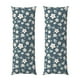 thumbnail image 1 of Fotbe Blue Flower Funda para Almohada Corporal con Diseño, Funda de Microfibra Ultrasuave de 20x54 Pulgadas, Ropa de Cama Elegante, 1 of 7