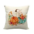 thumbnail image 2 of Skegnu Outdoor Throw Pillow 1PC Halloween Thanksgiving Linen Pillowcase Cushion Cover Patio Pillows on Clearance, 2 of 3
