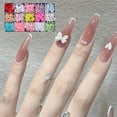 thumbnail image 6 of ROZYARD Sweet Bowknot Nail Charms Cute 3D Bow Nails Art Charms Pearl Beads Flower Charms, 6 of 15