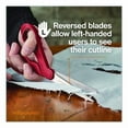 thumbnail image 3 of Premier Left Handed Scissors, 9.75" Long, 8" Cut Length, Offset Red Handle | Bundle of 2, 3 of 4