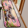 thumbnail image 6 of CURLYOOT Cute Koala Floral Runner Rug 2'x6' Washable Kitchen Runner Rug Indoor Non Slip Laundry Rugs Floor Carpet for Hallway Kitchen Entryway Bedroom Living Room, 6 of 9