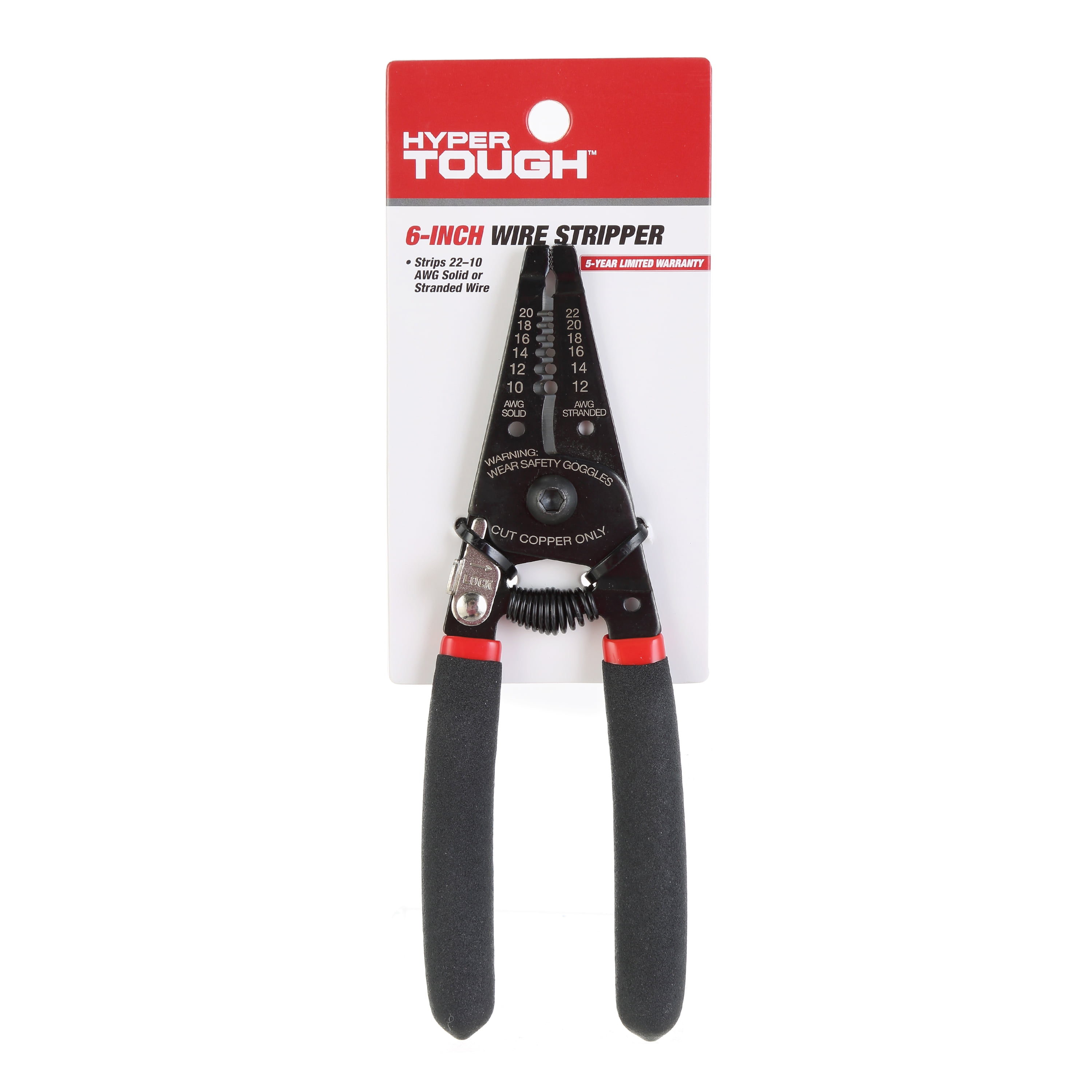 Hyper Tough 6" Wire Stripper 8TD0012D, New, 0.28 lb