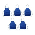 thumbnail image 2 of Hariumiu 5Pcs Kids Painting Aprons with 2 Roomy Pockets Non-Woven Fabric Art Aprons for Children Aged 3-7 Waterproof Reusable Kids Aprons for Crafts Cooking, 2 of 8