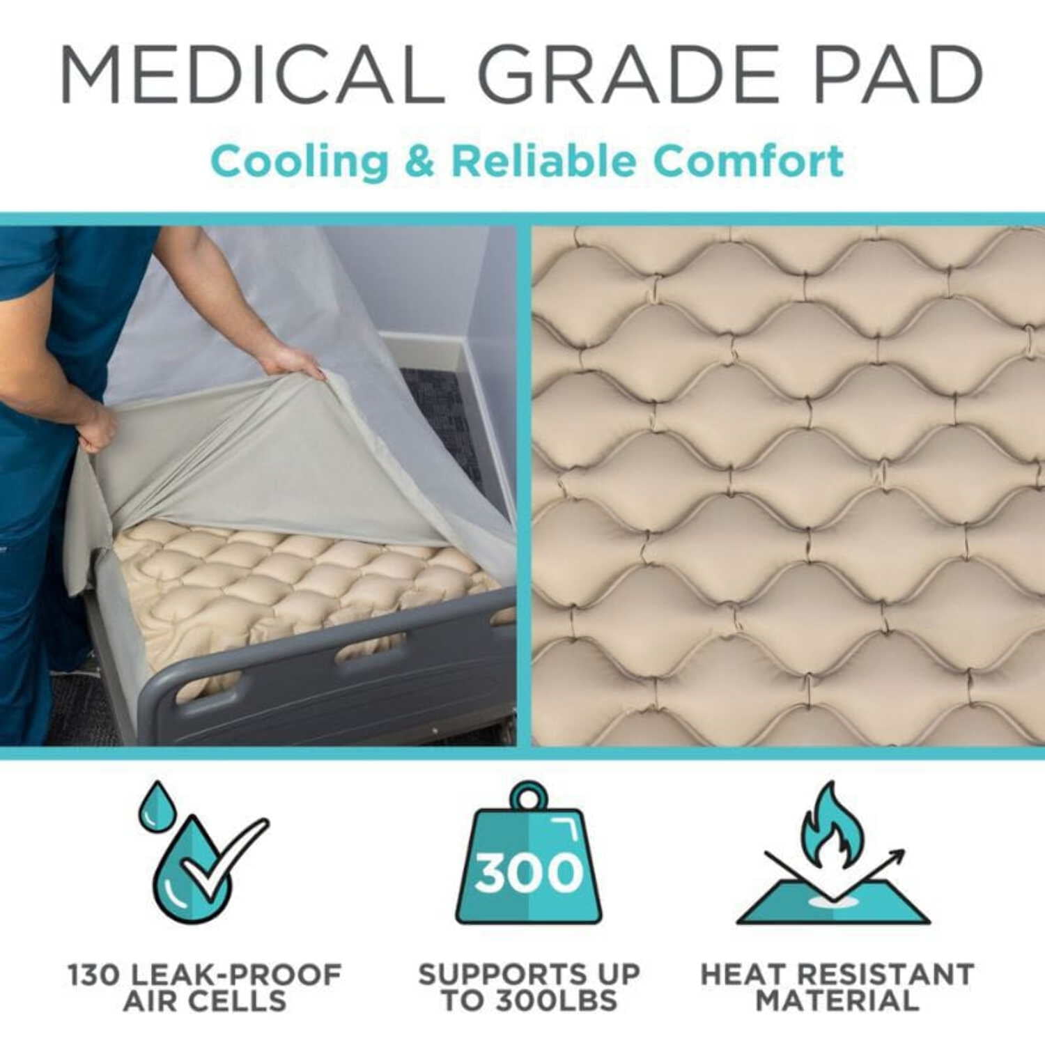 Vive Alternating Air Pressure Mattress Pad – Bed Sore & Pressure  display picture 1