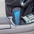 thumbnail image 2 of Unique Bargains Car Trash Can Portable Car Cup Holder Plastic Trash Bin Gradient Blue 1 Pcs, 2 of 6